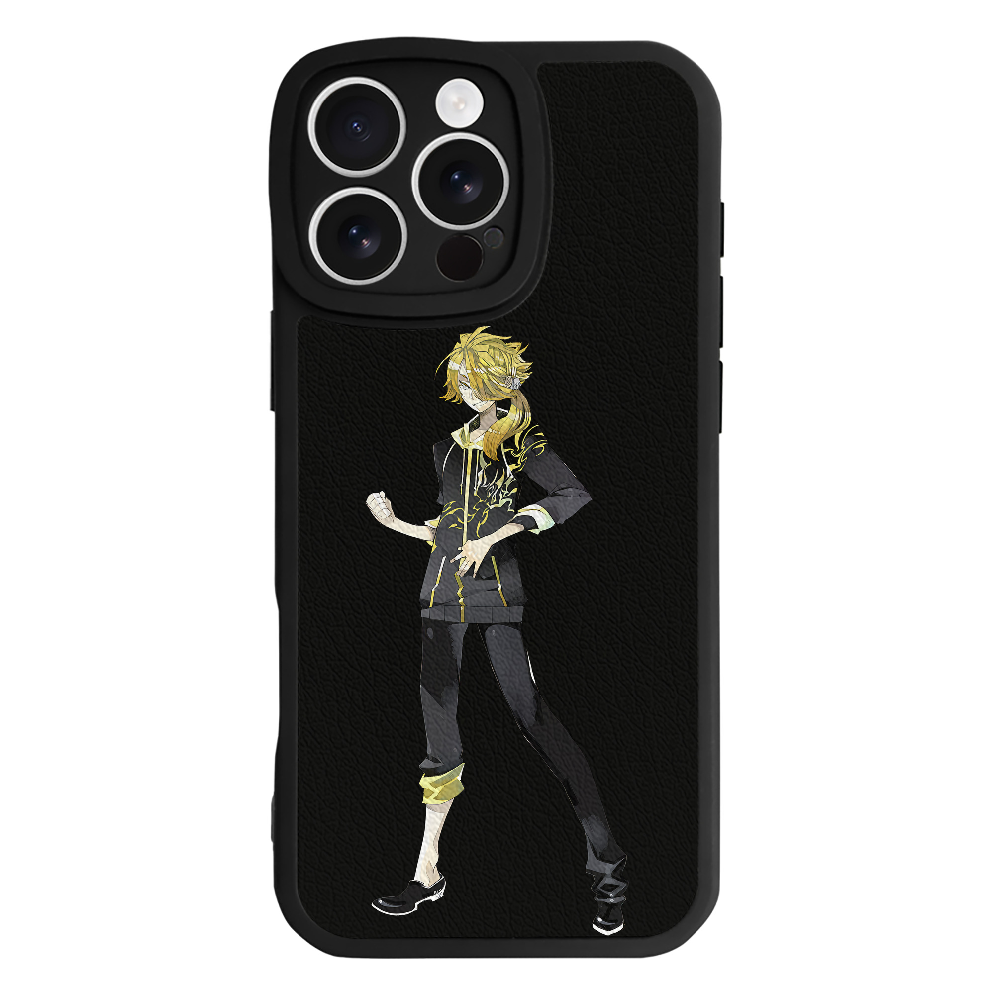 （画像用） 刀剣乱舞 Touken Ranbu 【iPhone 16シリーズ対応】シリコンスマホケース（レザー調） 材質：シリコン